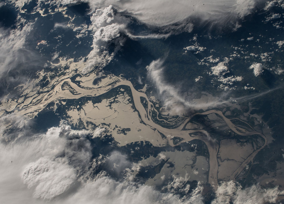 Orbital View Of The Amazon River and Its Surrounding Lakes SpaceRef
