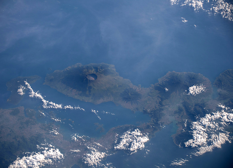 Orbital View Of Active Volcano Mount Tambora SpaceRef