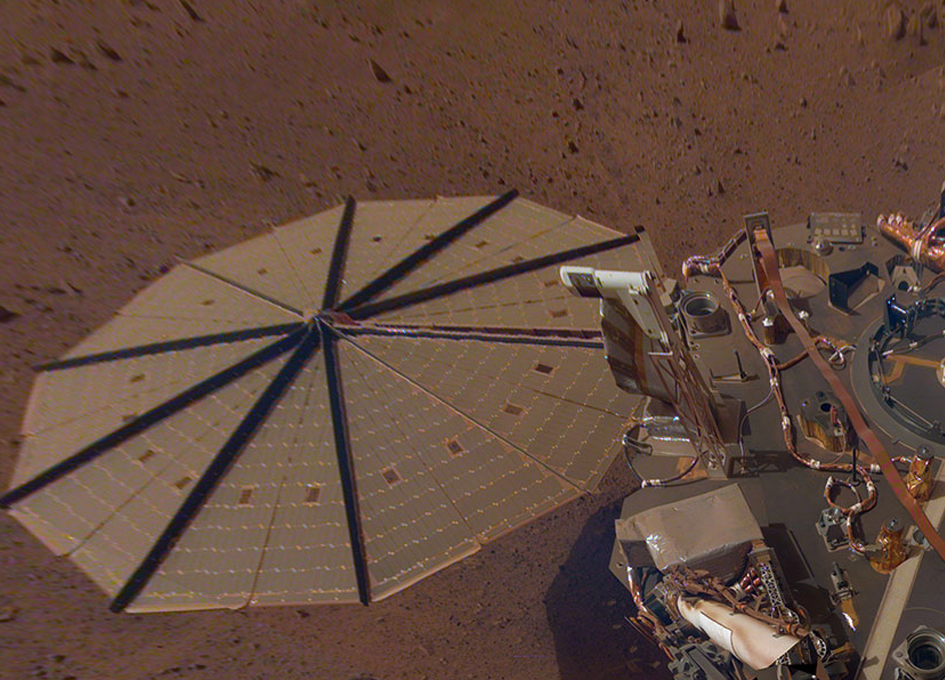 Mars Winds Clean InSight's Solar Planels SpaceRef