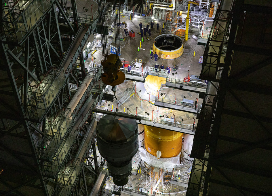 Interim Cryogenic Propulsion Stage Integration With Artemis 1 Launch 