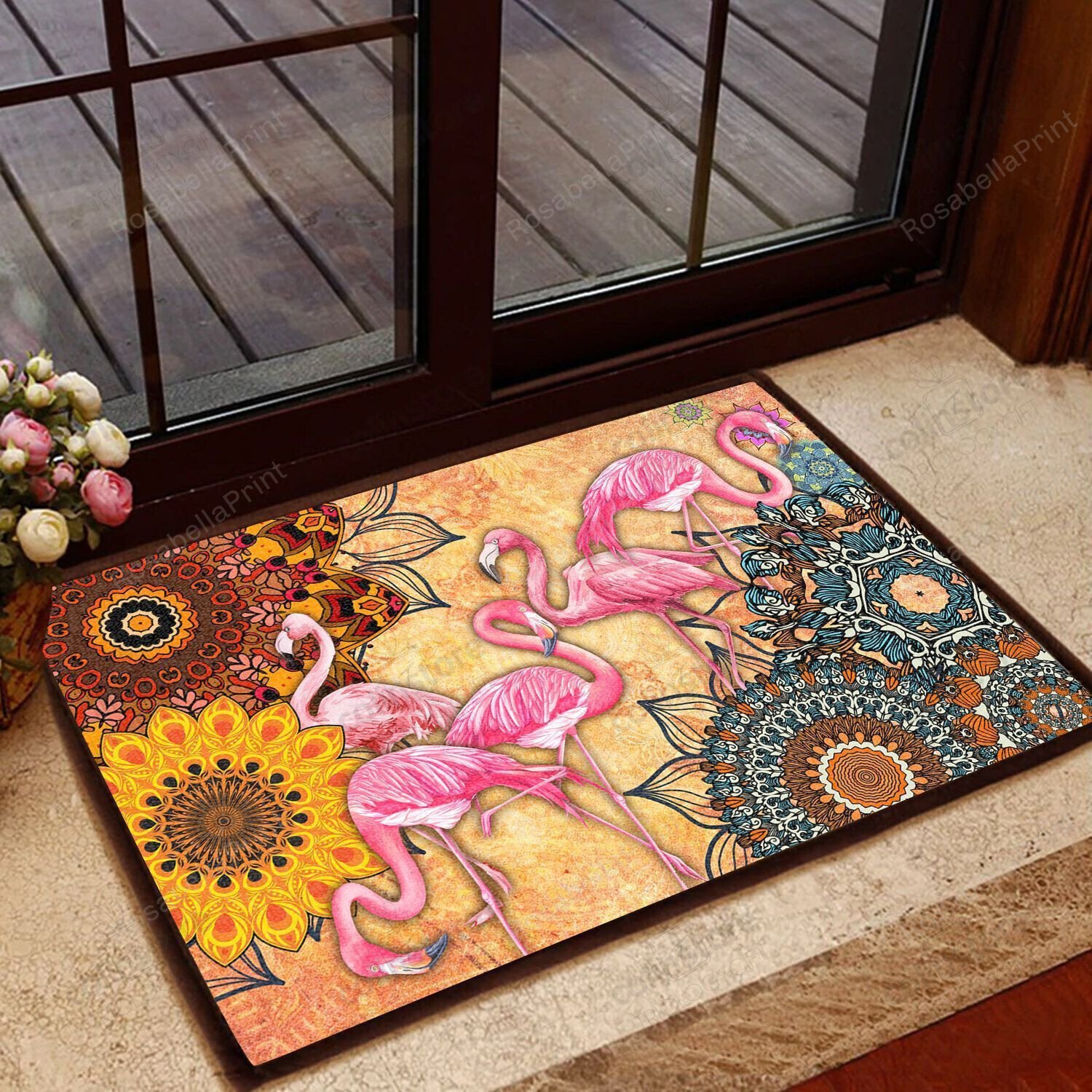 Amazing Flamingo Doormat