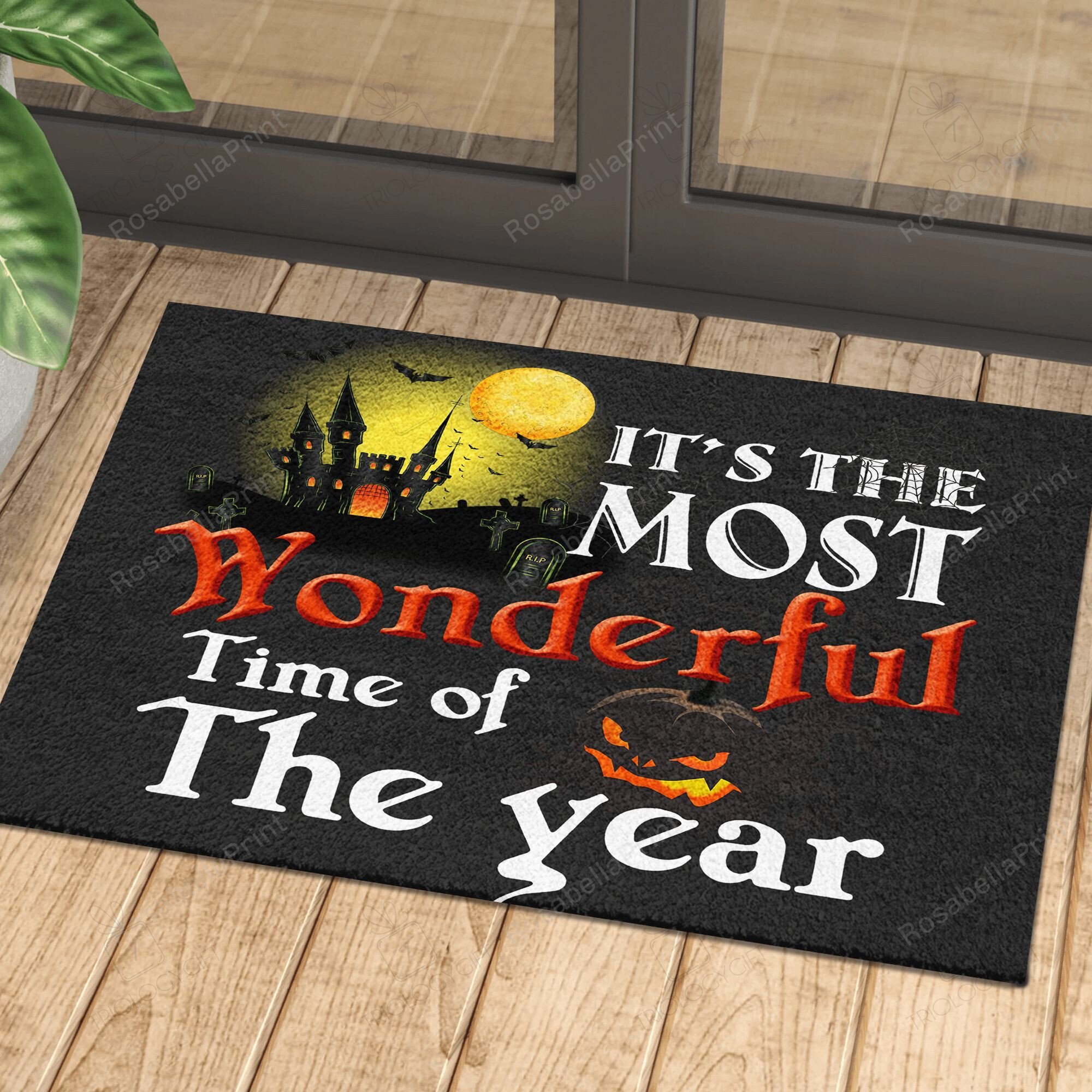 Witch House Doormat, It’s The Most Wonderful Time Of The Year Doormat