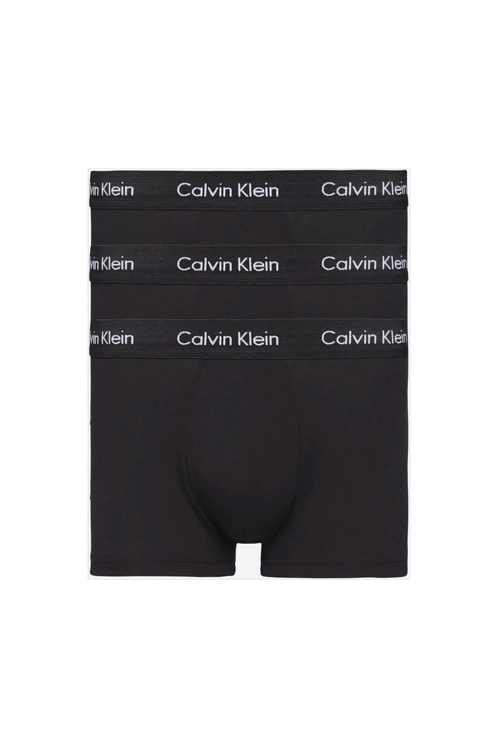 LOW RISE TRUNK 3 PACK TOTAL BLACK MEN CALVIN KLEIN UNDERWEAR Sports