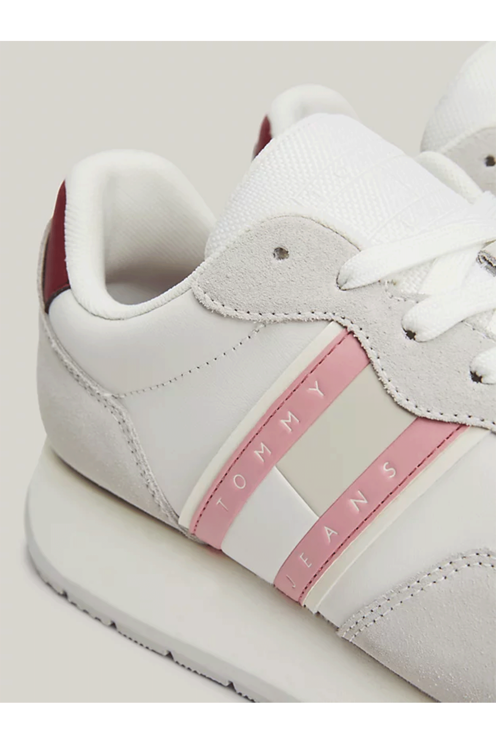 Ppsnabha Tommy Hilfiger Denim Shoes Tommy Jeans Rosada Outlet