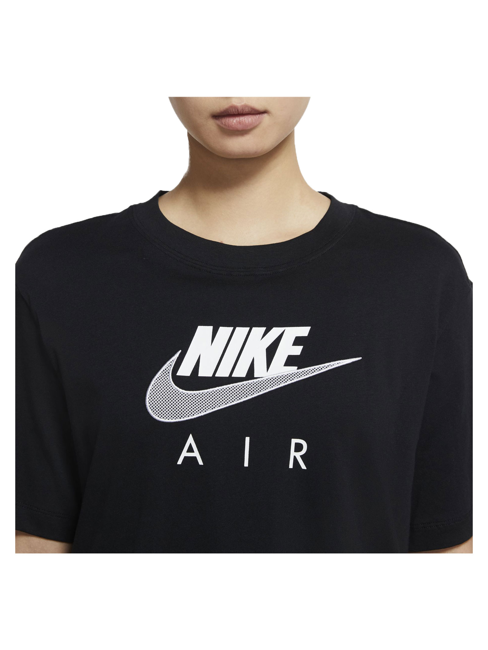 Nike Air Women's Boyfriend Top - coconut milk/black CZ8614-113 | BIKE24