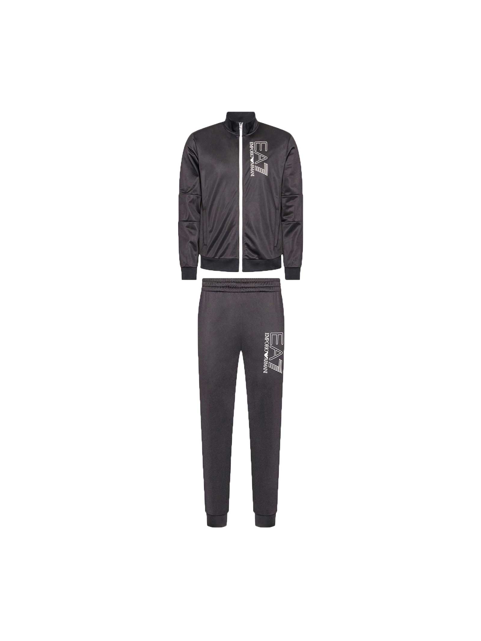 EA7 Armani Tuta Donna 6KTV70 TJ3PZ 2022 Felpa con Cappuccio Cotone 1200  BLACK