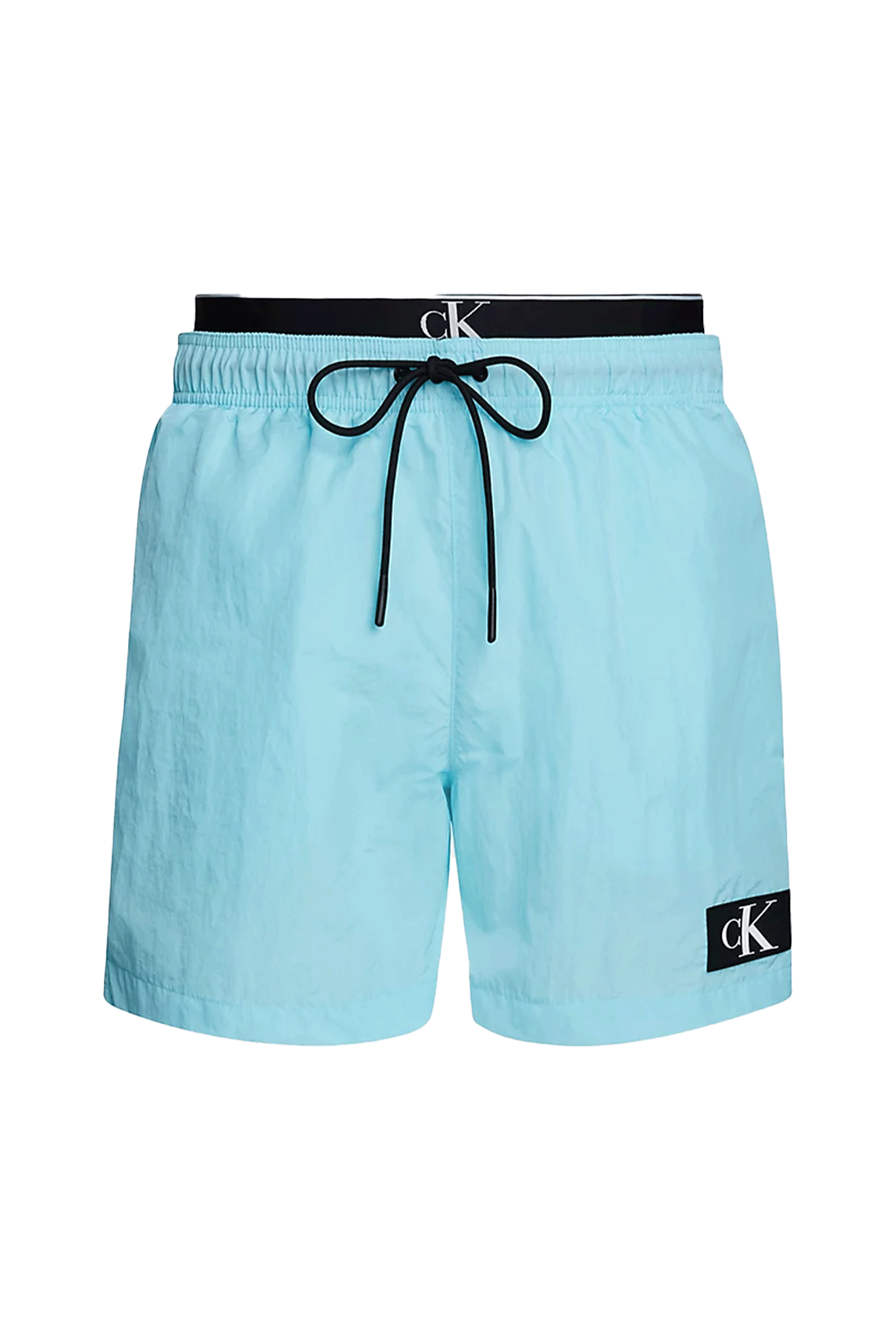 Discount calvin klein double waistband swim shorts Clearance