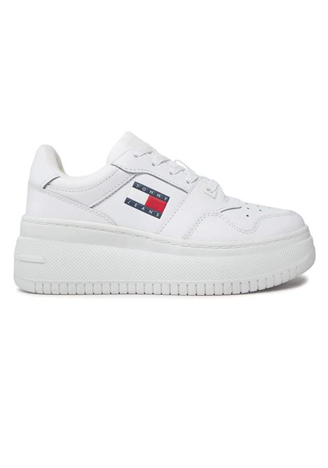 Plateau Sneaker Tommy Hilfiger Weisse Turnschuhe Tommy Hilfiger