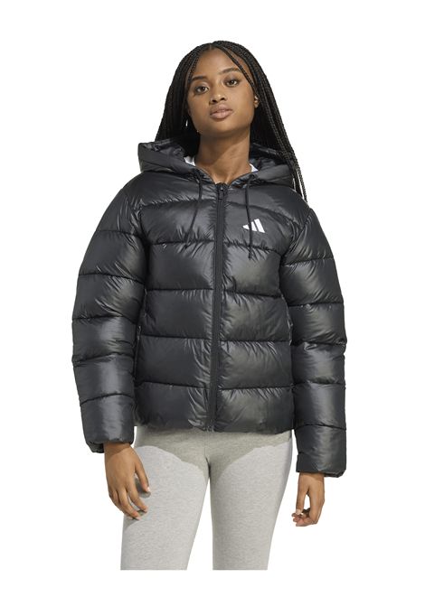 Giubbino Adidas Essentials ClimaWarm con Cappuccio Nero Donna ADIDAS CORE | Giubbini | JV7767-