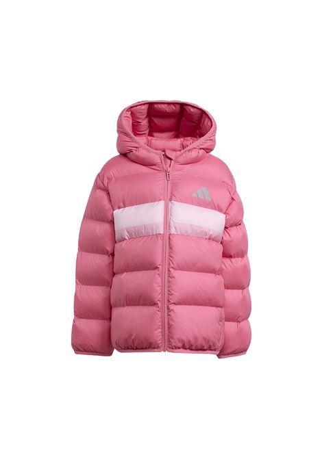 Giubbiino Adidas LK SD con Cappuccio Rosa Bambini ADIDAS CORE | Giubbini | JW2454-