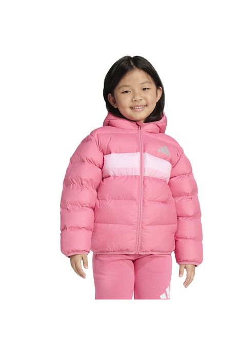 Giubbiino Adidas LK SD con Cappuccio Rosa Bambini ADIDAS CORE | Giubbini | JW2454-