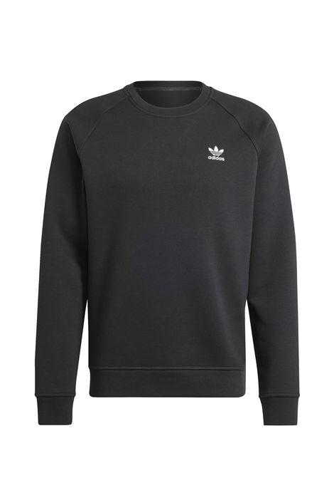 Felpa Adidas Originals Trefoil Essentials Girocollo Nero Uomo ADIDAS ORIGINALS | Felpe | IY4932-