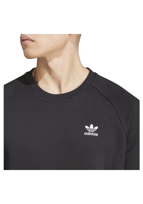 Felpa Adidas Originals Trefoil Essentials Girocollo Nero Uomo ADIDAS ORIGINALS | Felpe | IY4932-