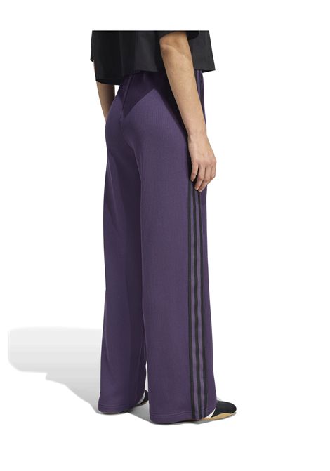 Track Pants Adidas Originals Adicolor Firebird Knit Viola Nero Donna ADIDAS ORIGINALS | Pantaloni | JV7523-