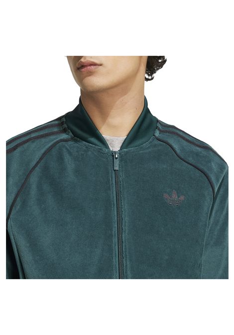 Adidas Originals Adicolor SST Velour Track Top Aurora Ivy Men ADIDAS ORIGINALS | Track | JX1564-