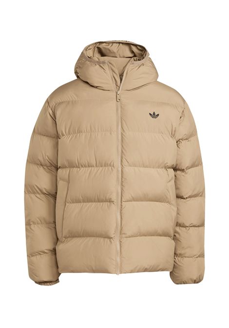 Adidas Tonal Hooded Puffer Jacket Beige Men ADIDAS ORIGINALS | Jackets | JX4121-