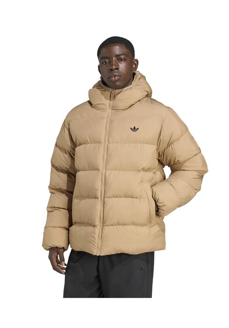 Adidas Tonal Hooded Puffer Jacket Beige Men ADIDAS ORIGINALS | Jackets | JX4121-