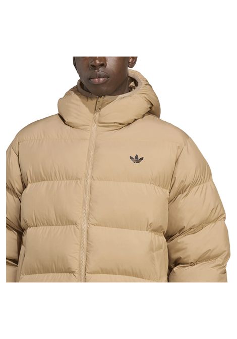 Adidas Tonal Hooded Puffer Jacket Beige Men ADIDAS ORIGINALS | Jackets | JX4121-