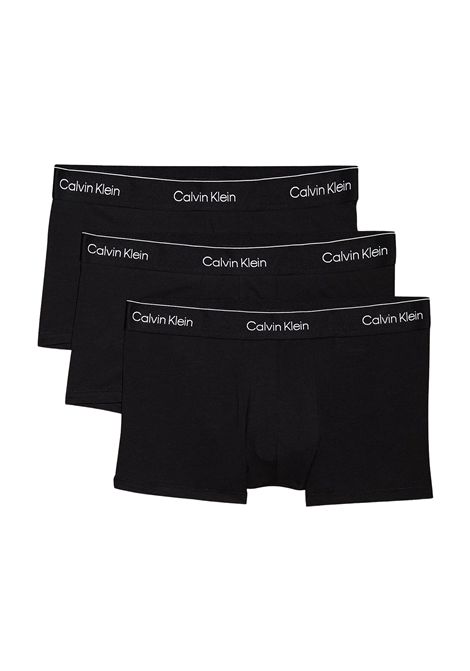 Boxer Calvin Klein A Vita Bassa 3 Pack Nero Uomo CALVIN KLEIN UNDERWEAR | Intimo | LV00NB4389-TM6