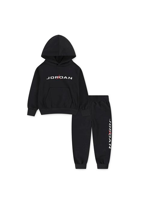 Tuta Jordan MJ Stretch HBR Fleece con Cappuccio Nero Infant JORDAN | Tute | 65F270-023