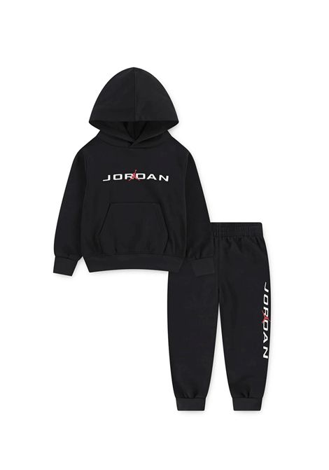 Tuta Jordan MJ Stretch HBR Fleece con Cappuccio Nero Bambini JORDAN | Tute | 85F270-023