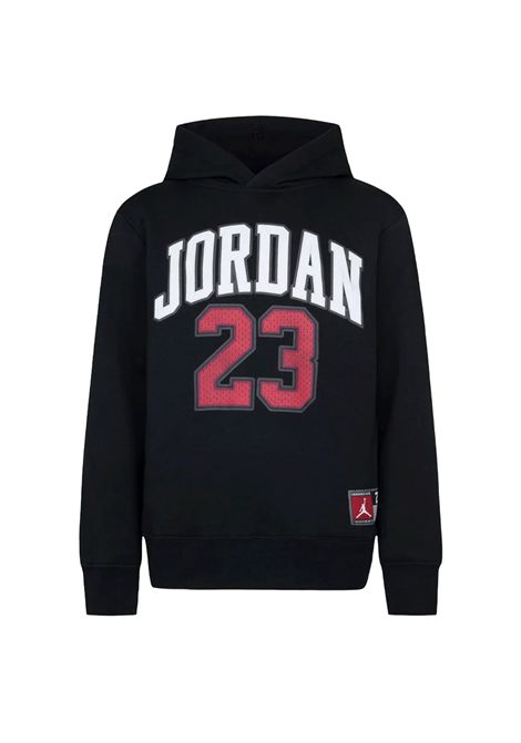 Felpa Jordan HBR Fleece con Cappuccio Nero Ragazzi JORDAN | Felpe | 95C479-023