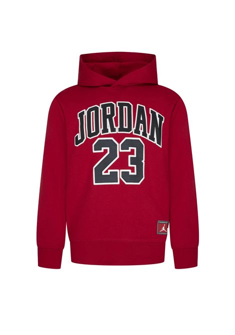 Felpa Jordan HBR Fleece con Cappuccio Rosso Ragazzi JORDAN | Felpe | 95C479-R78
