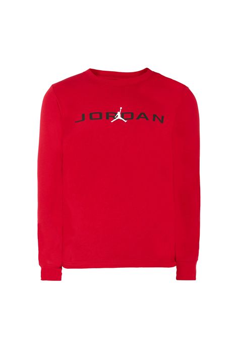 T-shirt Jordan Stretch HBR Manica Lunga Rosso Ragazzi JORDAN | T-shirt | 95D668-R78