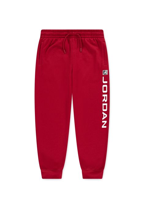 Pantaloni Jordan MJ Essentials Baseline French Terry Rosso Ragazzi JORDAN | Pantaloni | 95F087-R78