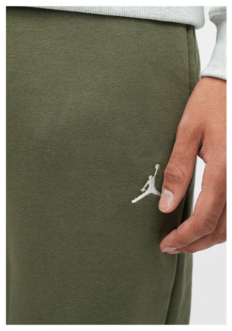 Pantaloni Jordan Brooklyn Fleece Verde Oliva Uomo JORDAN | Pantaloni | FV7277-205