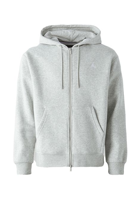 Jordan Brooklyn Fleece Zip Hoodie Grey Men JORDAN | Sweatshirts | FV7289-050
