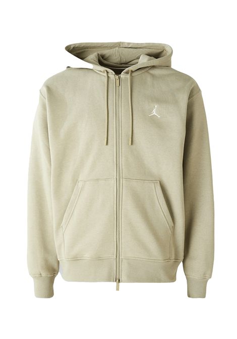 Jordan Brooklyn Fleece Zip Hoodie Medium Olive Green Men JORDAN | Sweatshirts | FV7289-205