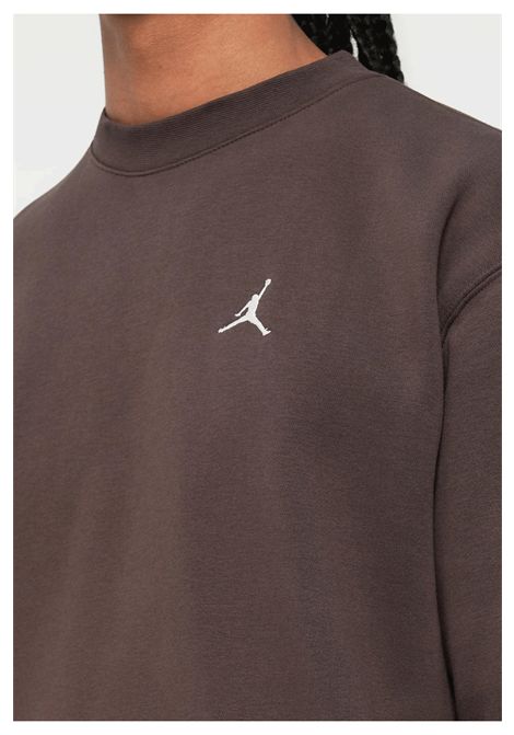 Felpa Jordan Brooklyn Fleece Girocollo Marrone Uomo JORDAN | Felpe | FV7293-237