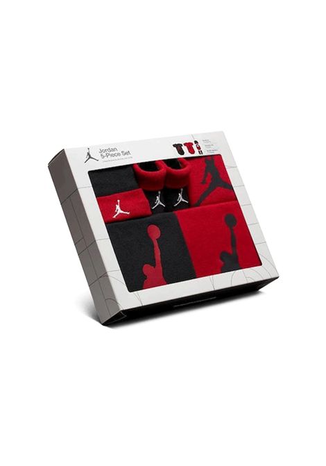 Set Jordan 5 PC Core Nero Rosso Infant JORDAN | Set | NJ0595-R78