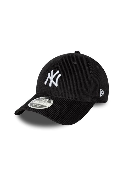 New Era 9FORTY M-Crown NY Yankees MLB Cord Cap Black White Unisex NEW ERA | Caps | 60691062-