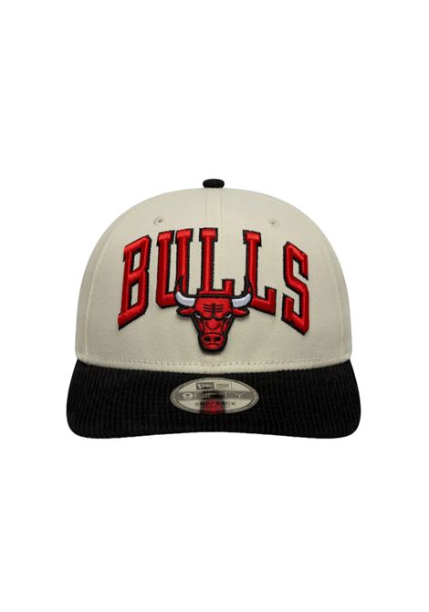 New Era 9FIFTY Chicago Bulls NBA Cord Visor Cap Cream Black Unisex NEW ERA | Caps | 60691209-