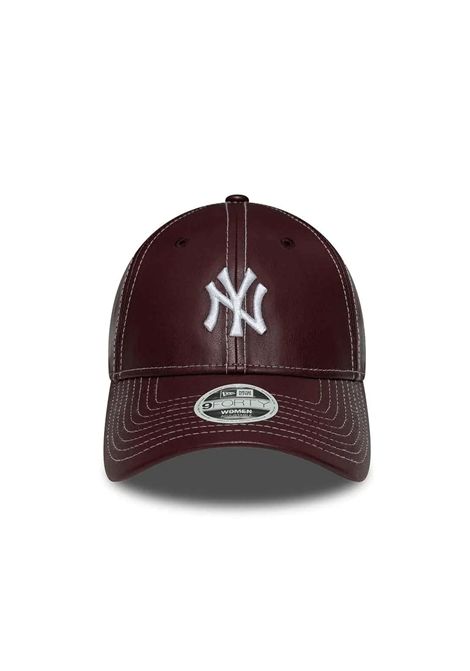 New Era 9FORTY New York Yankees Topstich Cap Burgundy Women NEW ERA | Caps | 60691322-