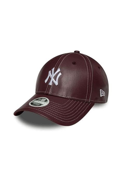 New Era 9FORTY New York Yankees Topstich Cap Burgundy Women NEW ERA | Caps | 60691322-