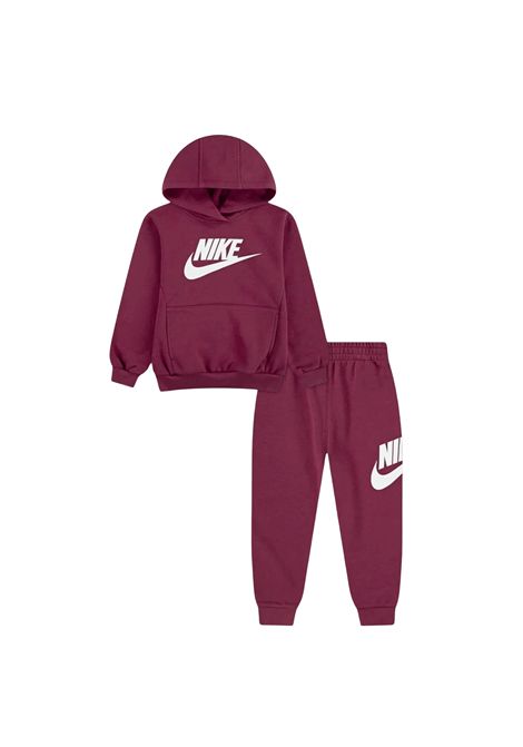 Tuta Nike Sportswear Club Fleece Con Cappuccio Fucsia Infant NIKE | Tute | 66L135-ADZ