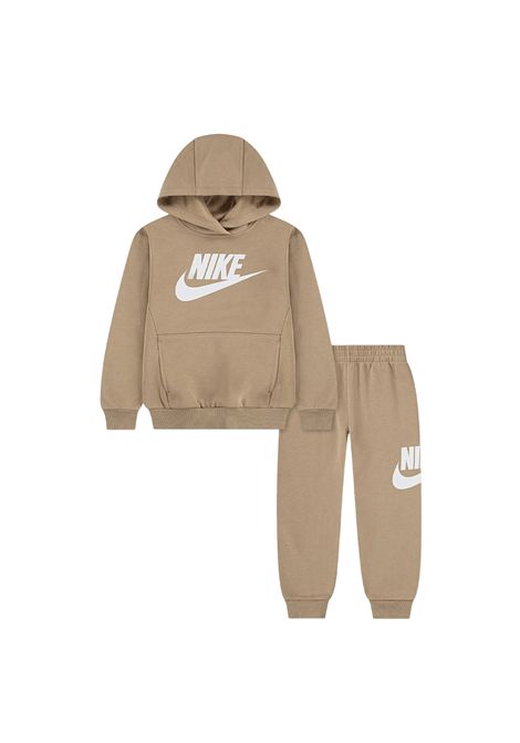 Tuta Nike Sportswear Club Fleece Con Cappuccio Beige Infant NIKE | Tute | 66L135-X0L