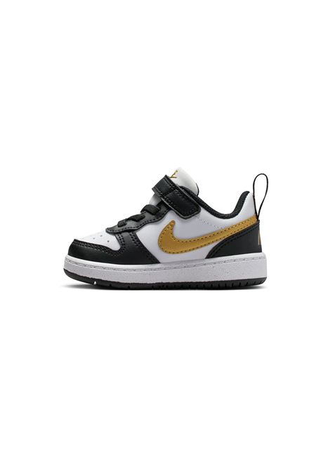 Scarpe Nike Court Borough Low Recraft Bianco Nero Oro Infant NIKE | Sneakers | DV5458-008