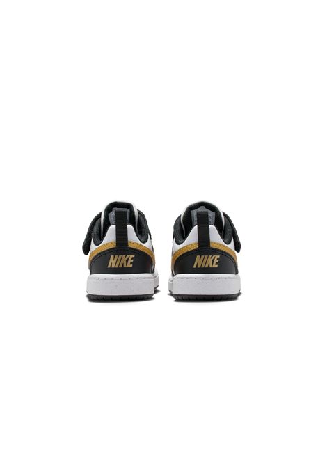 Scarpe Nike Court Borough Low Recraft Bianco Nero Oro Infant NIKE | Sneakers | DV5458-008