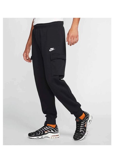 Nike Sportswear Club Fleece Cargo Pants Black Men NIKE | Pants | FN3805-010