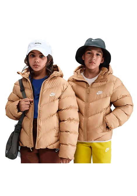 Nike Sportswear ADP Puffer Hooded Jacket Beige Junior NIKE | Jackets | HQ4976-200