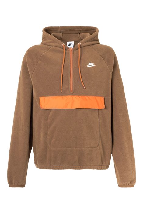 Felpa Nike Sportswear Club Winterized Top Marrone Arancione Uomo NIKE | Felpe | HV1439-235