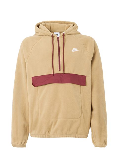 Felpa Nike Sportswear Club Winterized Top Beige Bordeaux Uomo NIKE | Felpe | HV1439-298