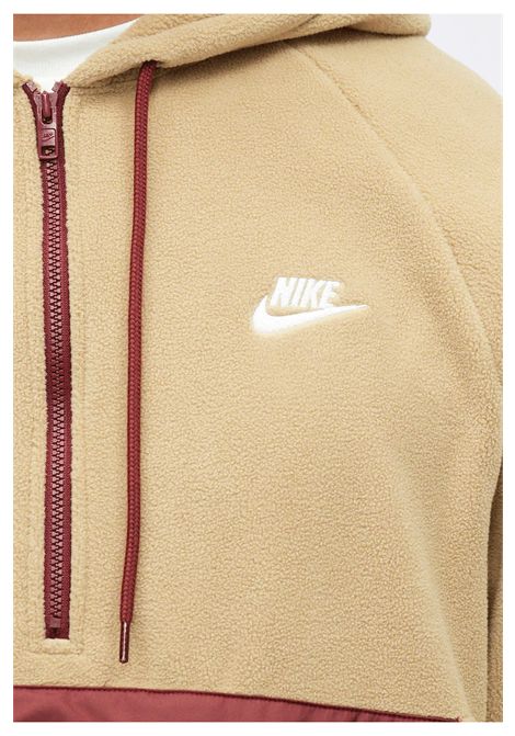 Felpa Nike Sportswear Club Winterized Top Beige Bordeaux Uomo NIKE | Felpe | HV1439-298