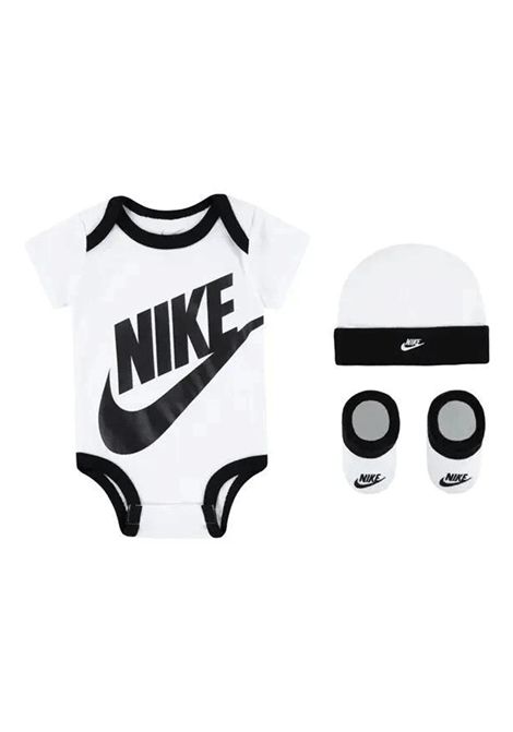 Set Nike Futura Logo Bianco Nero Infant NIKE | Set | LN0073-001