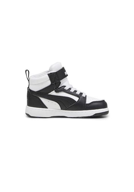 Scarpe Puma Rebound V6 Mid AC+ Nero Bianco Infant PUMA | Sneakers | 396542-01