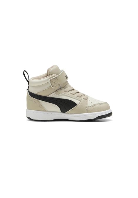 Scarpe Puma Rebound V6 Mid AC+ Bianco Beige Nero Infant PUMA | Sneakers | 396542-30